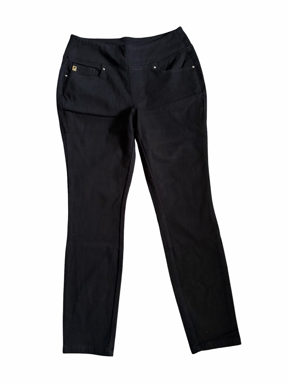 bebe Black Slim Pull-On Pants